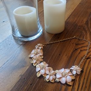 Pink Flower Necklace